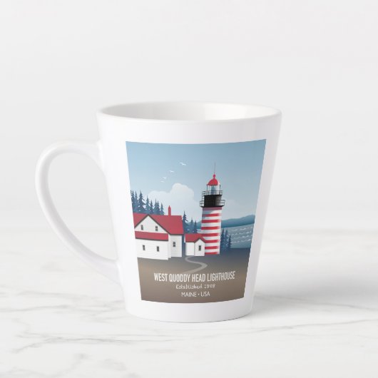 West Quoddy Head Lighthouse Milchtasse (Links)