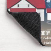 West Quoddy Head Lighthouse Mousepad (Ecke)