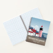 West Quoddy Head Lighthouse Notizblock (Innenseite)