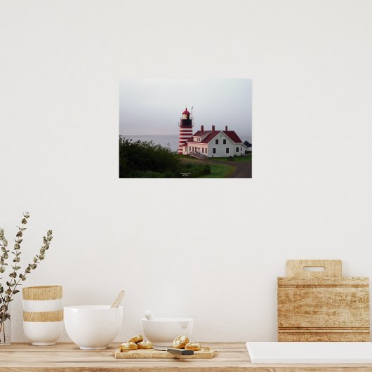 West Quoddy Head Lighthouse Poster (Küche)
