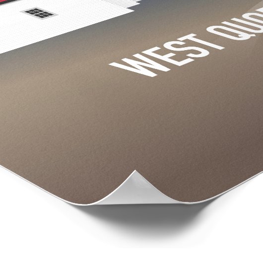 West Quoddy Head Lighthouse Poster (Ecke)