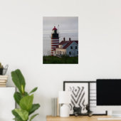 West Quoddy Head Lighthouse Poster (Heimbüro)