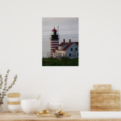 West Quoddy Head Lighthouse Poster (Küche)