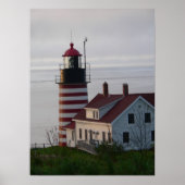 West Quoddy Head Lighthouse Poster (Vorne)