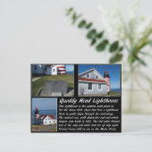 West Quoddy Head Lighthouse Postkarte (Stehend Vorderseite)