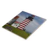 West Quoddy Head Lighthouse Staat Park ist Fliese (Seite)