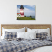 West Quoddy Head Lighthouse Staat Park ist Leinwanddruck (Insitu (Schlafzimmer))