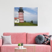 West Quoddy Head Lighthouse Staat Park ist Leinwanddruck (Insitu (Wohnzimmer))