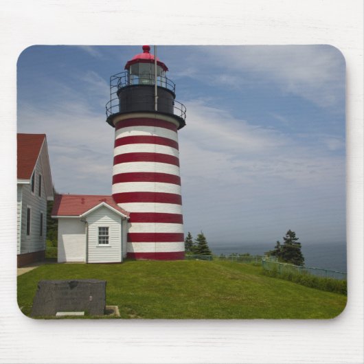 West Quoddy Head Lighthouse Staat Park ist Mousepad (Vorne)