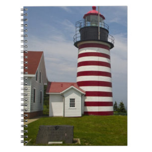 West Quoddy Head Lighthouse State Park ist der Notizblock