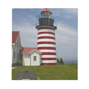 West Quoddy Head Lighthouse State Park ist der Notizblock