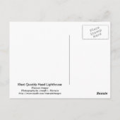 West Quoddy Head Postkarte (Rückseite)