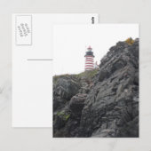 West Quoddy Lighthouse Postkarte (Vorne/Hinten)