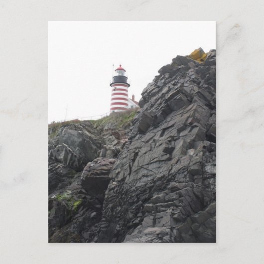 West Quoddy Lighthouse Postkarte (Vorderseite)