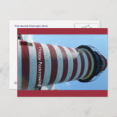 West Quoddy Postcross Postcard Postkarte (Vorne/Hinten)