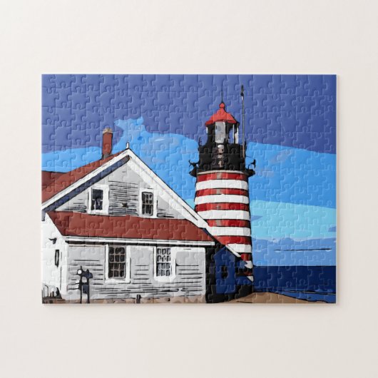 WEST QUODY LIGHTHOUSE PUZZLE (Horizontal)