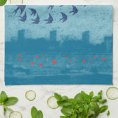 West Reservoir Teetuch Geschirrtuch (Gefaltet)