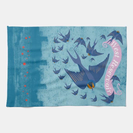 West Reservoir Teetuch Geschirrtuch (Horizontal)