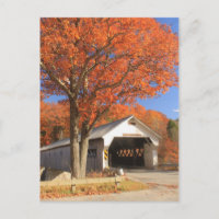 West River Covered Bridge und Oak Vermont