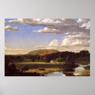 West Rock, New Haven Frederic Edwin Church Poster