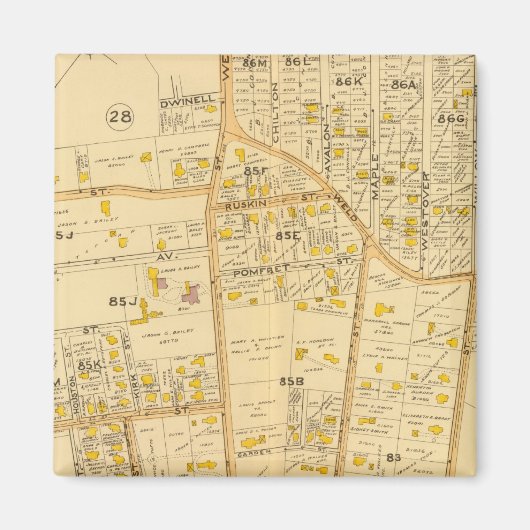 West Roxbury, Massachusetts 2 Magnet (Vorne)