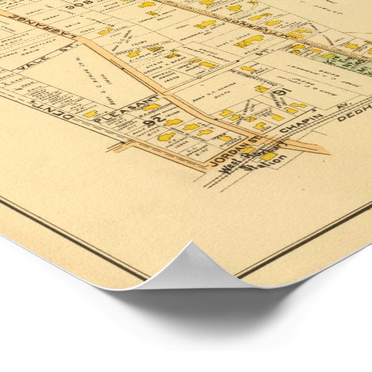 West Roxbury, Massachusetts 2 Poster (Ecke)