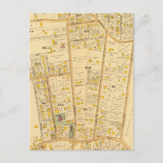 West Roxbury, Massachusetts 2 Postkarte (Vorderseite)