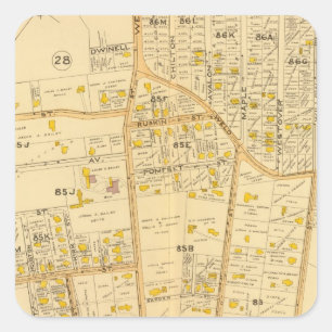 West Roxbury, Massachusetts 2 Quadratischer Aufkleber