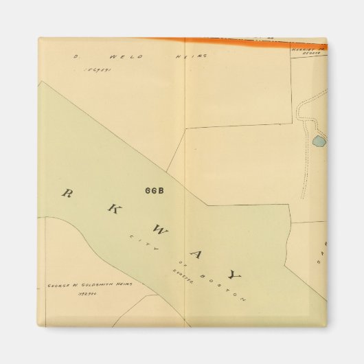 West Roxbury, Massachusetts 4 Magnet (Vorne)