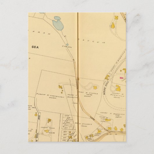 West Roxbury, Massachusetts 6 Postkarte (Vorderseite)