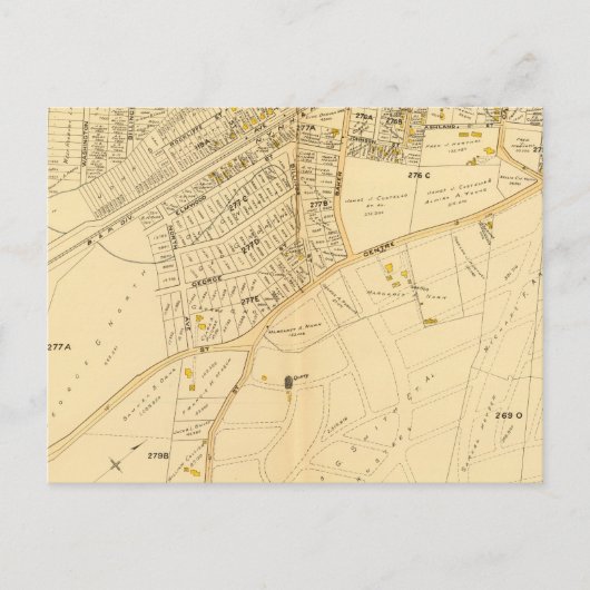 West Roxbury, Massachusetts 9 Postkarte (Vorderseite)