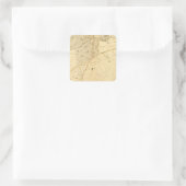 West Roxbury, Massachusetts 9 Quadratischer Aufkleber (Tasche)