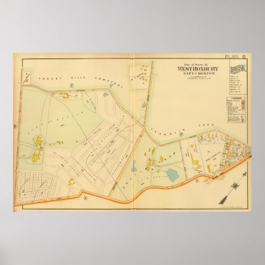 West Roxbury, Massachusetts Poster (Vorne)