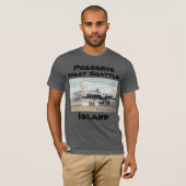 West Seattle Island Great beibehalten Abbildung 8 T-Shirt (Vorne ganz)
