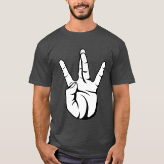 West Side Handzeichen Hip Hop Retro T-Shirt