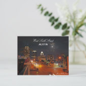 West Sixth Street Austin Post Card Postkarte (Stehend Vorderseite)