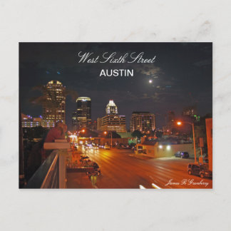 West Sixth Street Austin Post Card Postkarte
