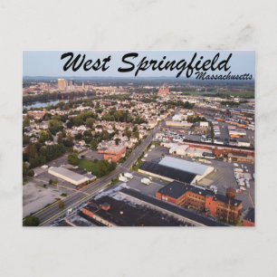 West Springifled Massachusetts Postkarte