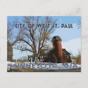 West St. Paul Postkarte