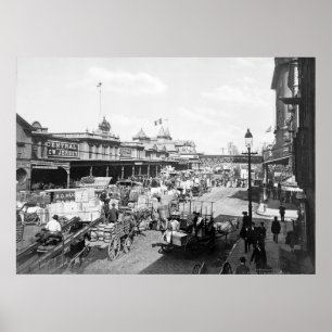 West Street, New York City: 1901 Poster