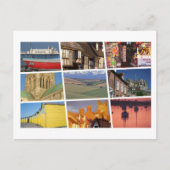West Sussex Multi-Image Postkarte (Vorderseite)