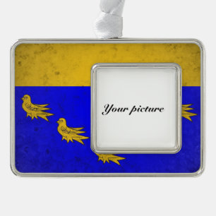 West Sussex Rahmen-Ornament Silber