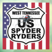 West Tennessee Chapter - Aufkleber Flagge & Logo (Blatt 3)