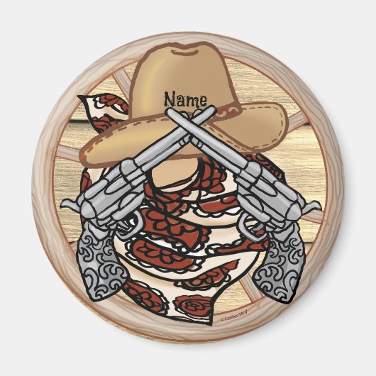 West Texas Cowboy Magnet (Vorne)