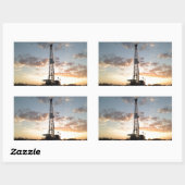 West Texas Drilling Rechteckiger Aufkleber (Blatt)