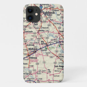 West Texas Map Case-Mate iPhone Hülle