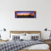 West Texas Pump Jacke Sunset Leinwanddruck (Insitu (Schlafzimmer))