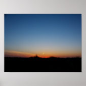 West Texas Sunset Poster (Vorne)