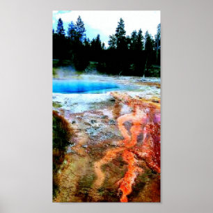 West Thumb Yellowstone Park Poster