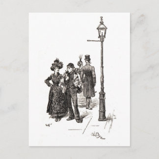 West und East Ends of London Postkarte